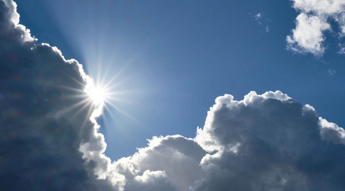 bright sun