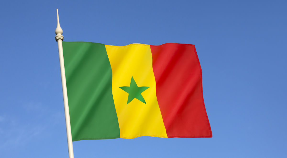 Flag of Senegal Senegal Flag flying