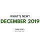 what's new December 2019