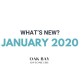 what's new January 2020